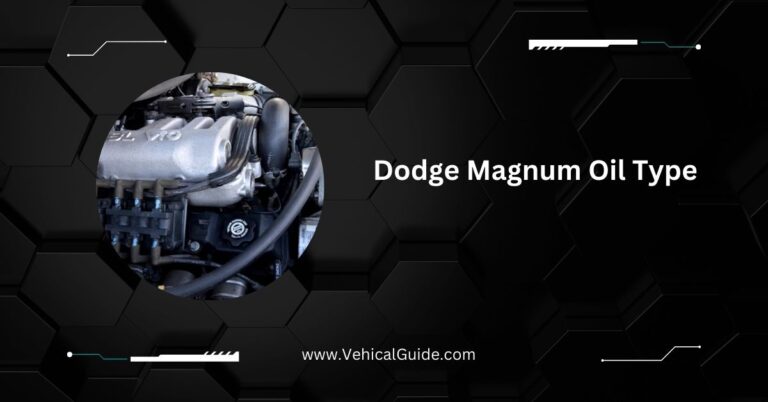 Dodge Magnum Oil Type