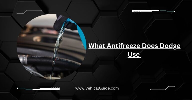 What Antifreeze Does Dodge Use