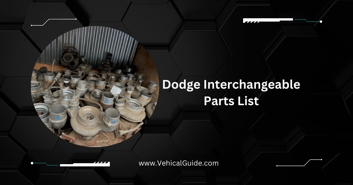 Dodge Interchangeable Parts List